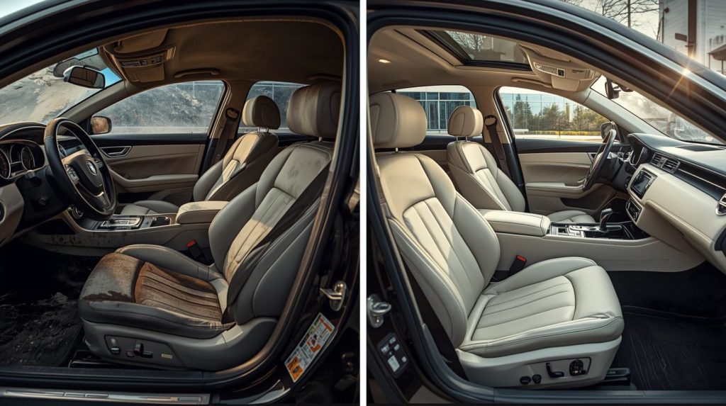 Innenraum Trockeneis Desinfektion Raucherauto geruchsfrei